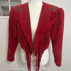Scully vintage suede rodeo jacket size 8